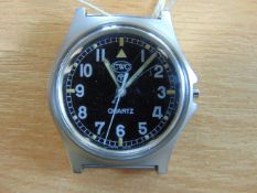 CWC British Army W10 Service Watch, Water Proof to 5ATM, Nato Marks, Year 2006, * Winder Missing *