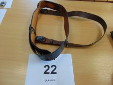 Excellent Condition British Army Leather Sam Brown Officers Belt