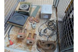 1 x Stillage of Obturator, Winch Rollers, Aluminum Tool Box, Battery Leads etc