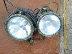 2 x AFV Spotlights, FV432, Ferret, Land Rover, etc