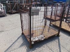 Steel Stacking Stillage with removeable sides and corner posts