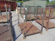 Steel Stacking Stillage with removeable sides and corner posts