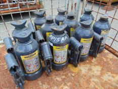 10 x Weber 3T Hydraulic Jacks