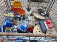 1 x Stillage of Cable, Blue Lights, Beacons Sprayer etc