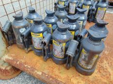 10 x Weber 3T Hydraulic Jacks