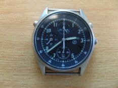 Seiko Gen 2. Date Adjust Pilots Chrono RAF Tornado Force Issue Nato Marks, 1996, New Battery & Strap