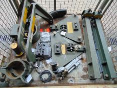 1 x Stillage of AFV Spares, Gun Mounts, Lifting Beams etc