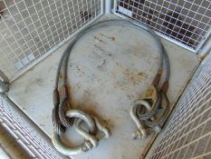 FV 432 15ton Recovery Rope c/w D Shackles