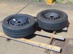 Michelin 205/55 R16 Tyre on Rim & Sumitomo 195/65 R15 Tyre on Rim