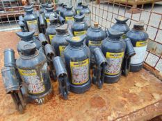 10 x Weber 3T Hydraulic Jacks