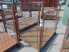 Steel Stacking Stillage with removeable sides and corner posts