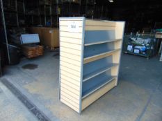 Double Sided Display/Book Shelf Unit on Castors for shop etc.