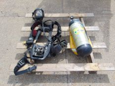 Interspiro Spiroguide II SCBA pack frame harness with Mask and 300 Bar Cylinder