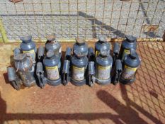 10 x Weber 3T Hydraulic Jacks
