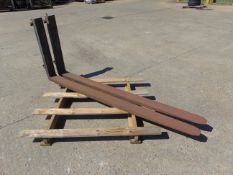 2 x 6ft Forklift Tines to suit 20