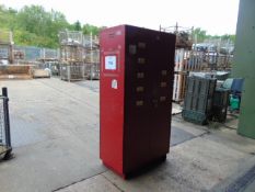 Steel 2 door Parts / Chemical Cupboard with Steel Shelves