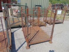Steel Stacking Stillage with removeable sides and corner posts