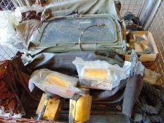 1x Stillage of FV432 CES inc Windscreens etc