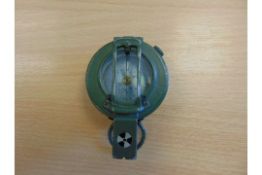 Stanley London British Army Brass Prismatic Compass in Mils, Nato Marks