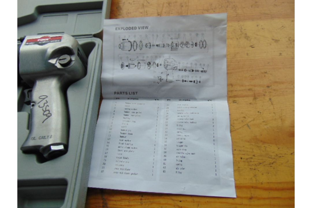 New Unissued Fore 1/2 inch Impact Wrench c/w Sockets etc - Image 5 of 5