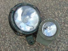 2 x AFV Spotlights, FV432, Ferret, Land Rover, etc
