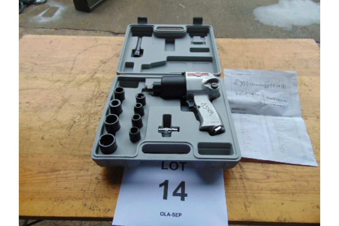 New Unissued Fore 1/2 inch Impact Wrench c/w Sockets etc - Image 1 of 5