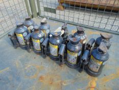 10 x Weber 3T Hydraulic Jacks