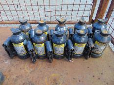 10 x Weber 3T Hydraulic Jacks
