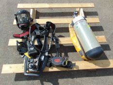 Interspiro Spiroguide II SCBA pack frame harness with Mask and 300 Bar Cylinder