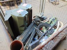 1x Stillage Cookers, Ratchet Straps, Poles, Cable Reels Etc