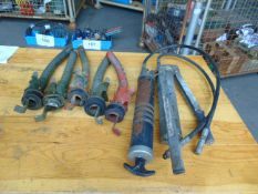 5 x Jerry Can Spouts and 2 x Grease Guns