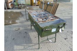 Field Cooker Gas No5 c/w Stainless Steel side Table