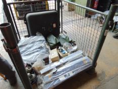 1x Stillage of Land Rover Spares inc Fuel Tank, Fuel Pumps seat covers, Lights etc