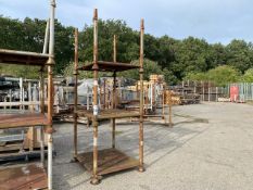3x MoD Post Stacking Stillages, Size 1015 x 1220 x 1000 mm