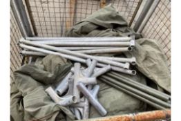 1 x Stillage British Army Tents, Alloy Poles and Angles