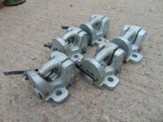 5 x Bradley Auto Jaw Grizzly Quad Bike Ring Hitches