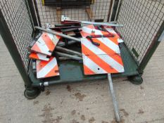 12 x Low Loader Trailer Marker Boards c/w Plugs cable etc