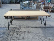 2 x Standard 6ft British Army Service Tables as shown