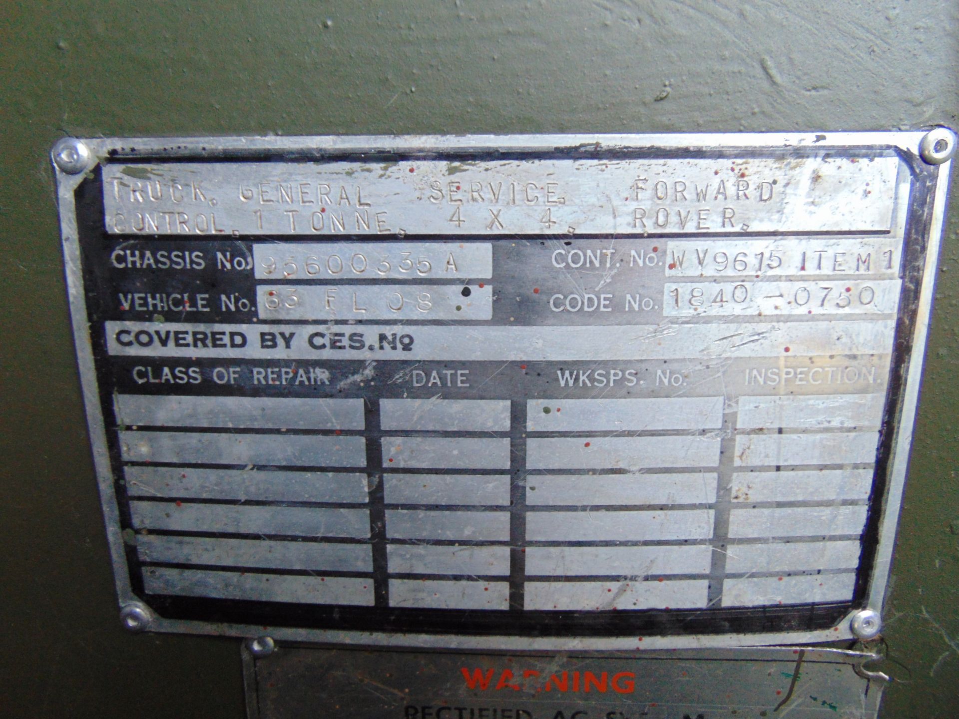 1975 Land Rover Forward Control 101 GS One Tonne - Image 20 of 23