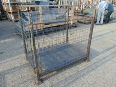 Steel Stacking Stillage with removeable sides and corner posts