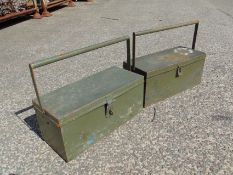 2 x Heavy Duty Tool Boxes