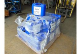 Unissued 12 x 20 Litre Drums of Fuchs Lubricants OM-180 Lubricating Oil, Ex Reserve Stock