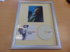 Framed Photo James Blunt with signed CD