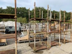 3x MoD Post Stacking Stillages, Size 1015 x 1220 x 1000 mm