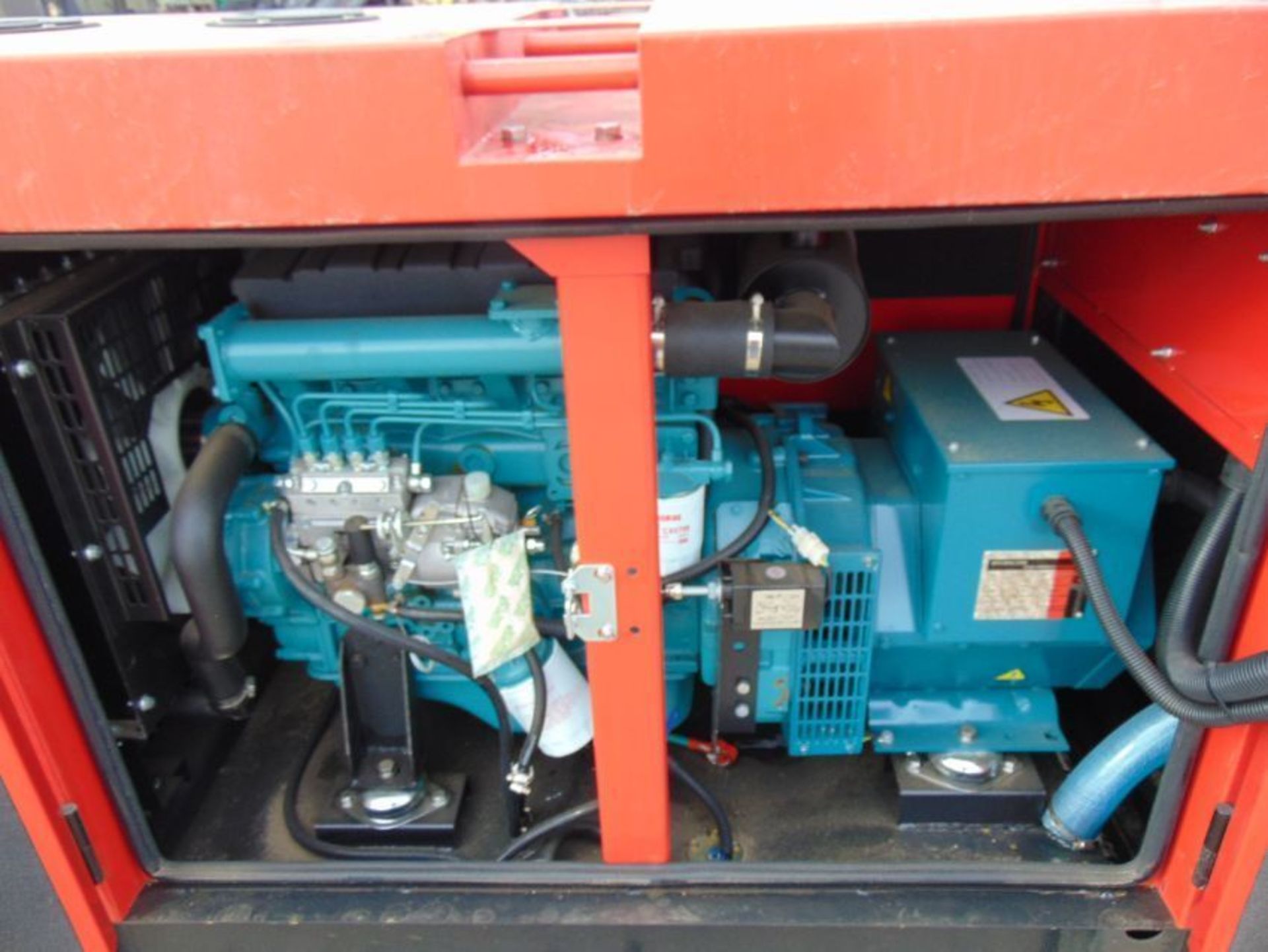 2022 UNISSUED 25 KVA 3 Phase Silent Diesel Generator Set - Image 10 of 17
