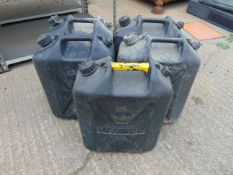 5 x Water 5 Gall Jerry Cans MoD Stock
