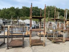 3x MoD Post Stacking Stillages, Size 1015 x 1220 x 1000 mm
