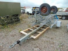 50ft Single Axle Aerial/Communication lattice mast Trailer