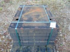 6 x New Unissued Cast Iron Manhole Covers 85x72cm