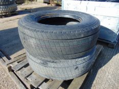 2 x Goodyear Marathon LHT 285/70 R19.5 Tyres